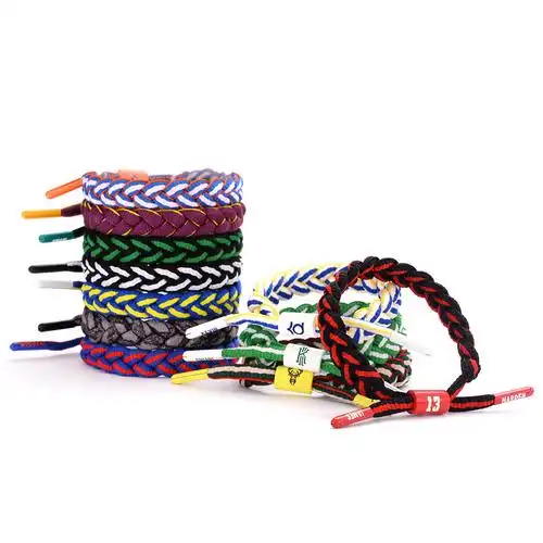 篮球手环鞋带编织手链科比欧文詹姆斯库里哈登韦德篮球球迷用品