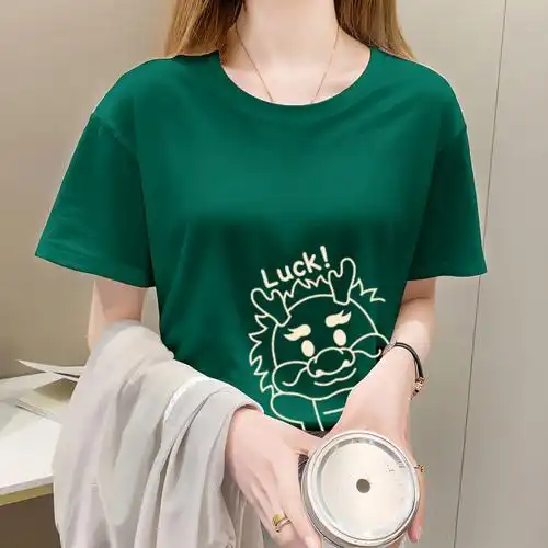 6161小众甜辣风国潮中国风女装文艺春秋款衣服休闲短袖t恤女夏 - 17网