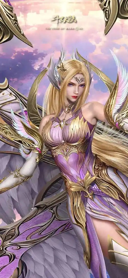 斗罗大陆:千仞雪神装壁纸送上,黑暗版太御了,比比东真会生