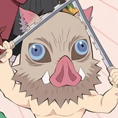 今日份可爱的猪猪鬼灭之刃嘴平伊之助头像