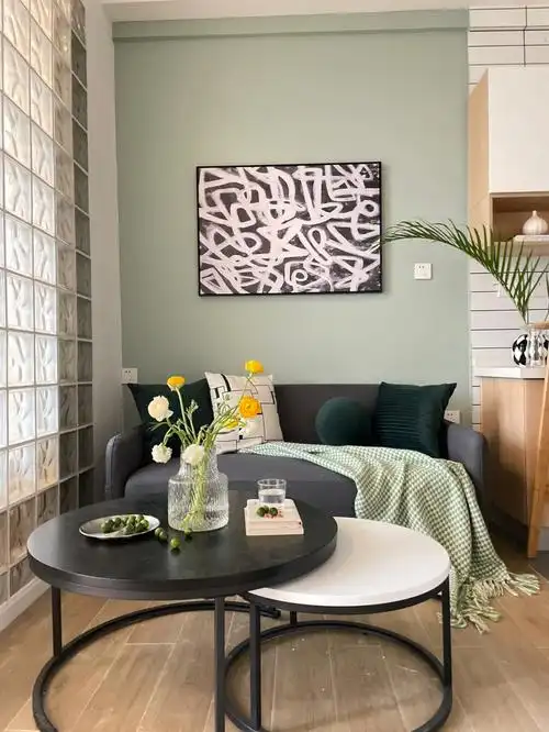 装修拍照背景墙伦敦雾