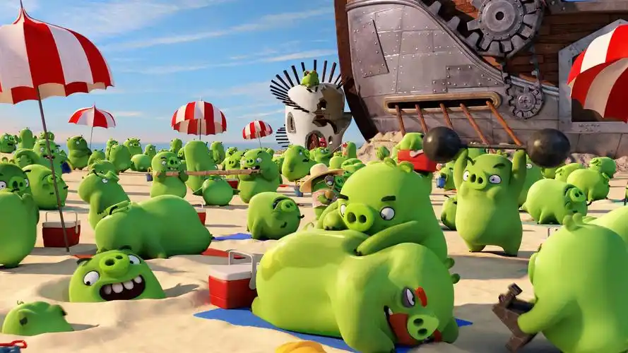 动漫愤怒的小鸟猪头精美高清壁纸图片下载