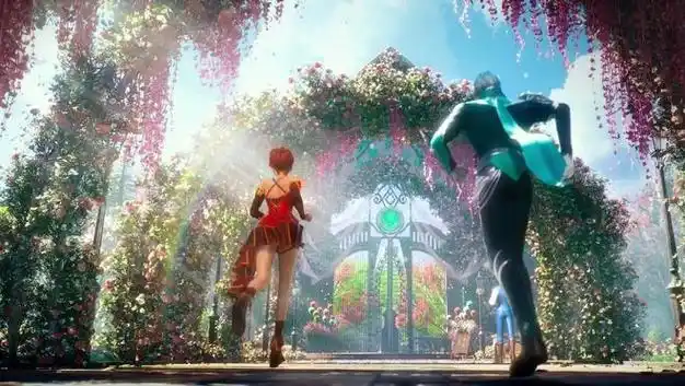 史莱克八怪全员大婚,只有白沉香头戴白纱,飞行姿势险走光|马红俊|斗罗