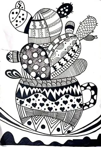 云征集想象力大师儿童插画大赛投稿作品精选11小小线描画家系列