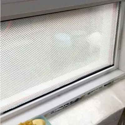 醋丁点定制单透i广告贴玻璃贴纸单向透视半透明膜单面透光单孔透