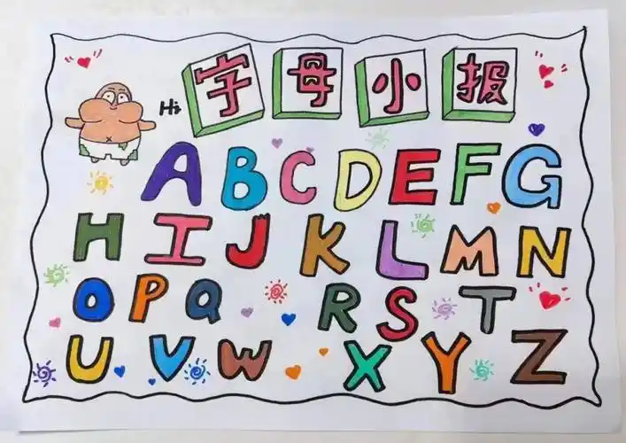 "26个英文字母,能变身成怎样的图画?