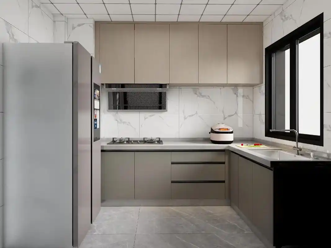 设计案例分享 #装修设计 #厨房装修 #现代简约 更新啦啦 - 抖音