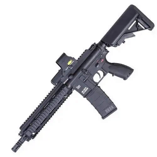 5代hk416d尼龙金属版改装电动连发水晶弹玩具m416成人款 新款ldt夜光