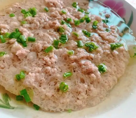 叶紫2013做的超下饭超简单的蒸肉饼