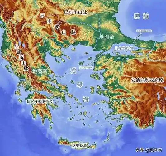 巴尔干半岛地图巴尔干半岛五国