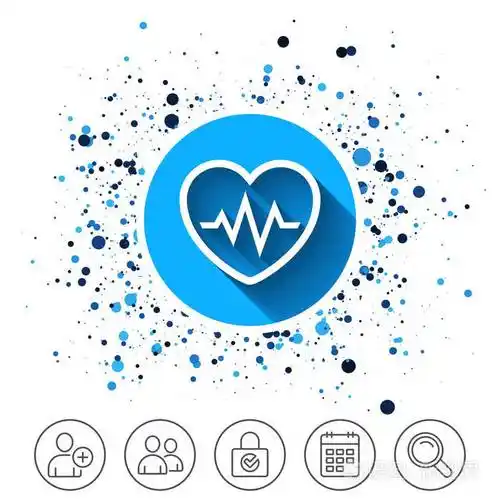 心跳信号图标心动图符号
