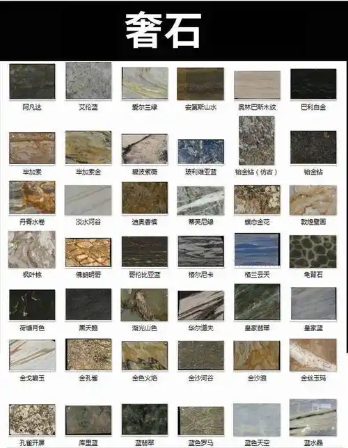 全网唯一一套石材大板扫描高清图库1600多图品种齐全包含大理石奢石