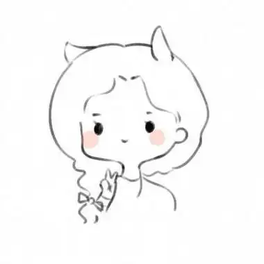 简笔画动漫头像女生可爱萌