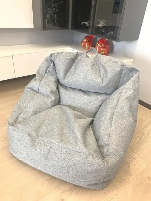 无印良品新款豆袋懒人沙发拆洗