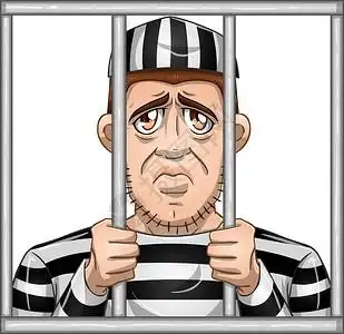 监狱,插画_监狱,卡通_监狱,插图_手绘_板绘_摄图网