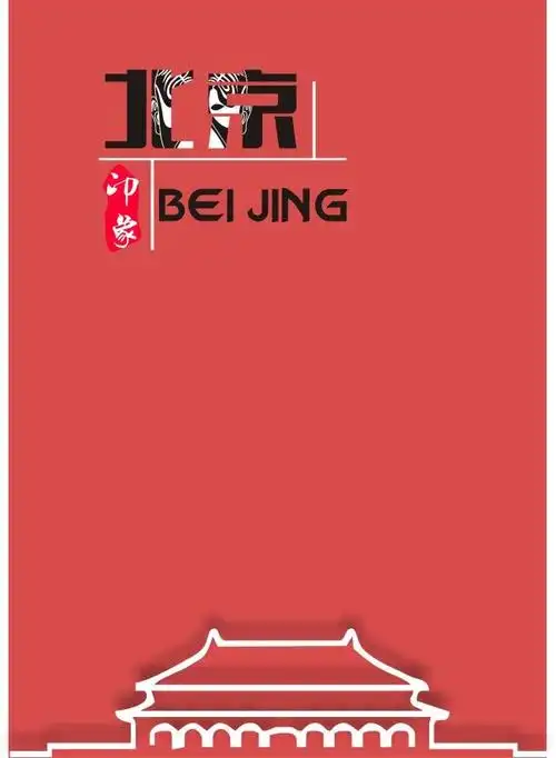 创意北京印象海报.