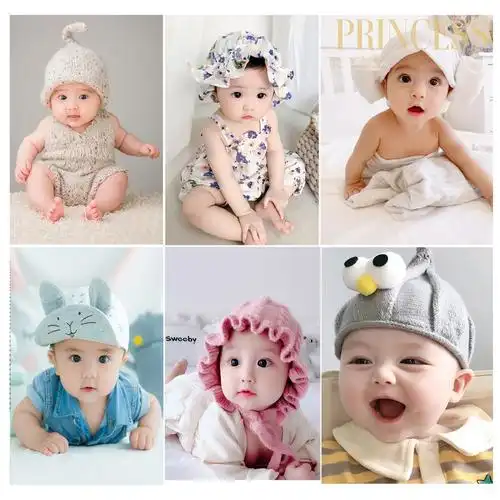 可爱宝宝海画照片画像漂亮婴儿娃娃画报图片男bb墙贴画孕妇胎教画
