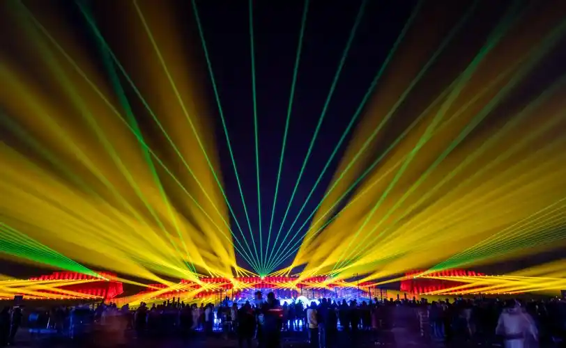 西安永宁门,大明宫遗址公园新春灯光秀!