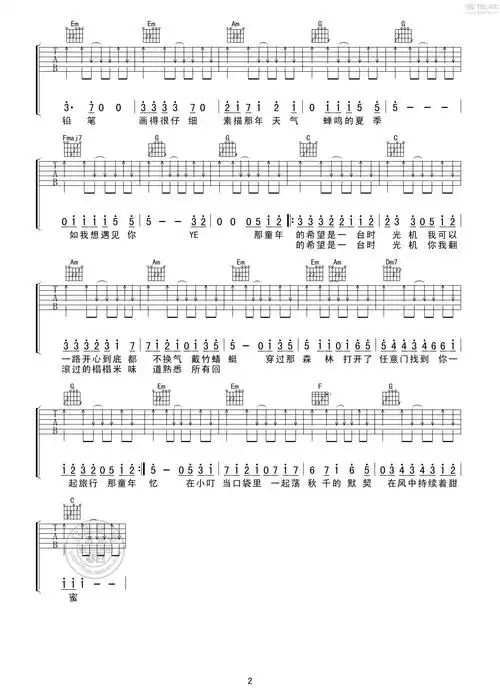 时光机吉他谱(图片谱,弹唱,扫弦)_周杰伦(jay chou)_时光机02.jpg