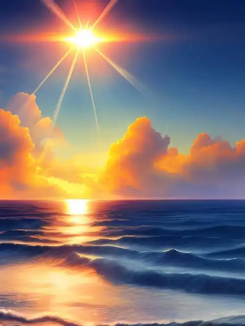 二次元#情感文字#壁纸#日出#风景