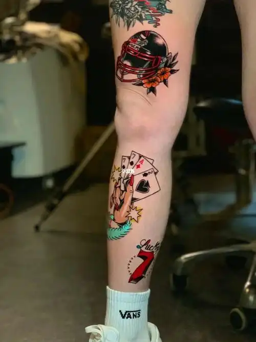 oldschool花腿拼接