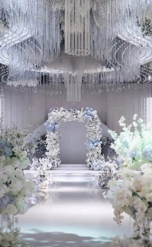 白色梦幻婚礼现场78