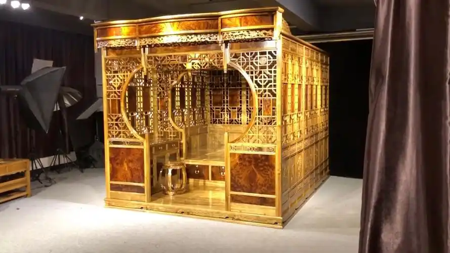 金丝楠木千工拔步床赏析