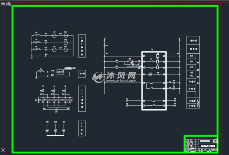 低压进线柜二次原理图