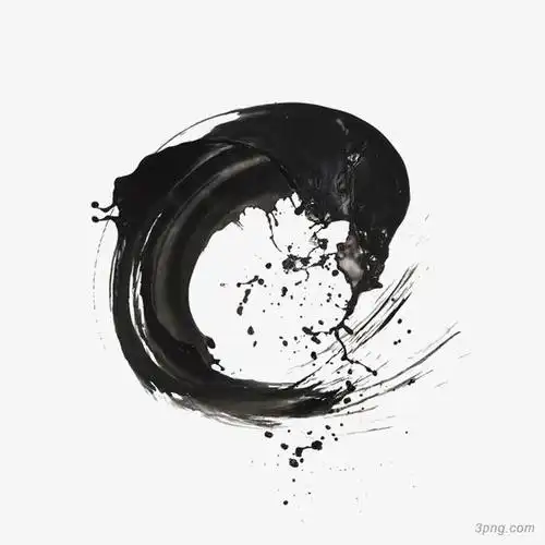 中国风水墨装饰png素材透明免抠图片-装饰效果