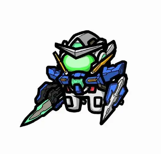 00高达系列,四小强各种形态可爱风高达头像