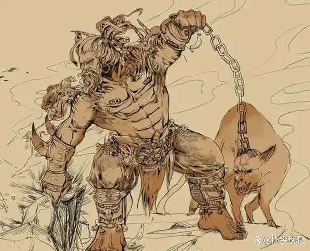 他三头六臂,刀枪不入,堪称超级战神.