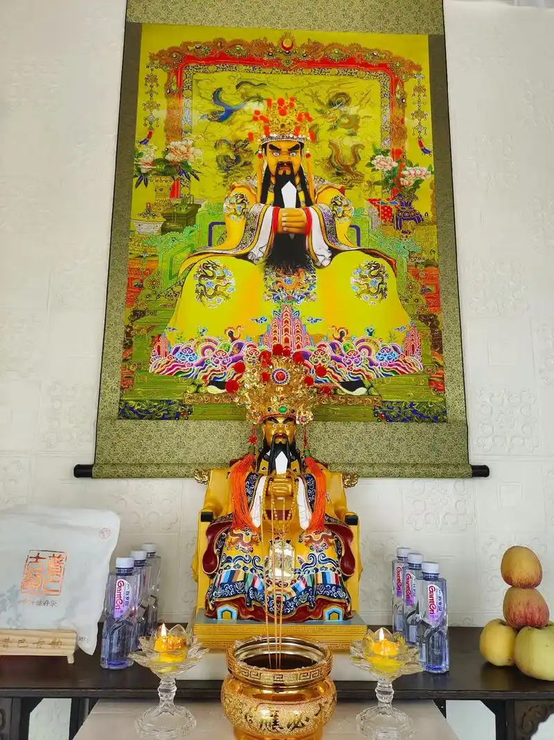 五爷真身像!五爷画像!五爷唐卡!#原创作品 # - 抖音