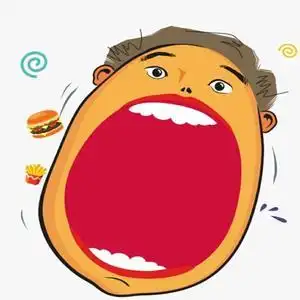 大嘴爱吃鸭头像