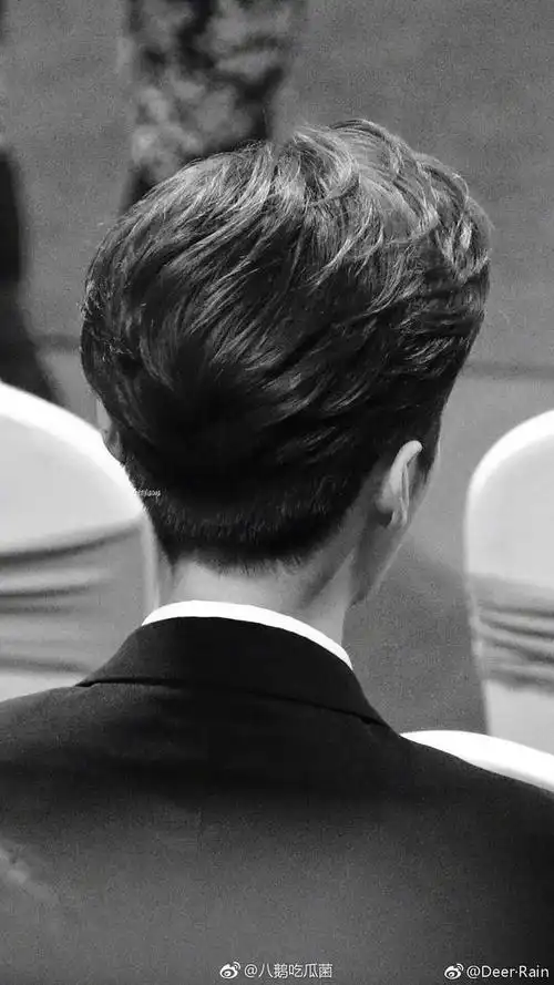 191206 鹿晗栗子同款发型话题上热搜 鹿晗可爱后脑勺发量优越