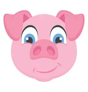 可爱的猪头图片