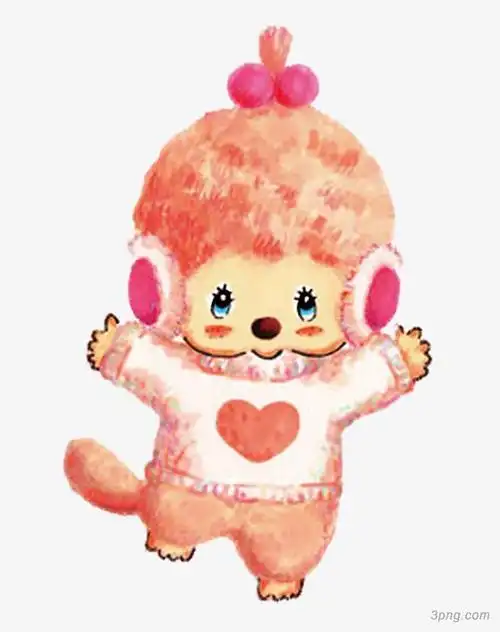 蒙奇奇png素材透明免抠图片-卡通手绘