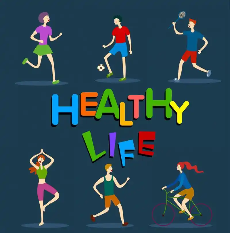 6款创意运动人物设计矢量素材_体育运动_懒人图库