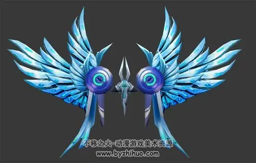 星际科幻类机械翅膀合集max模型