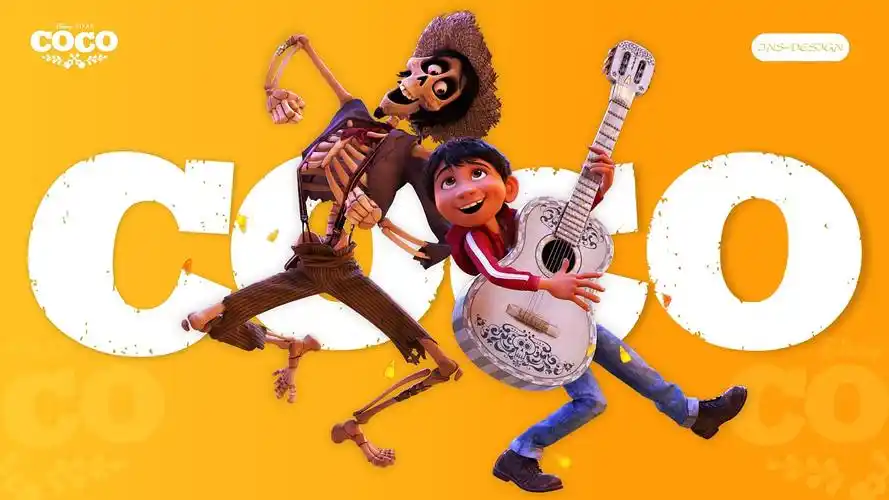 寻梦环游记主题ppt模板ins设计