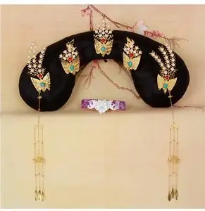 00ta猫f淘宝清朝旗头成人儿童格格皇后贵妃福晋头饰延禧攻略宫廷