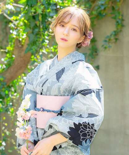 日本传统和服2020新款正装和服浴衣女高档全棉花火大会旅游 cos