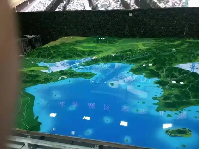 舟山地形地貌沙盘