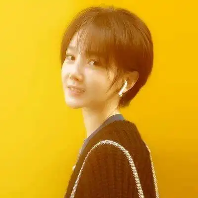 假发女短发自然少女可爱图片