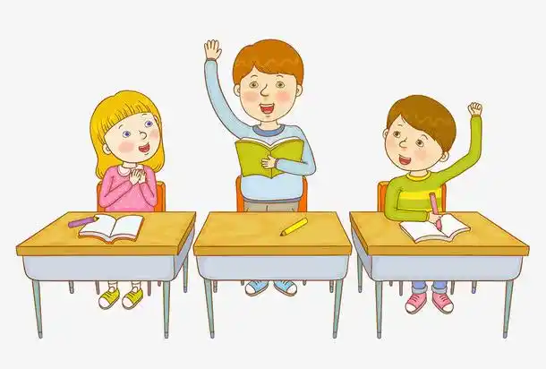 回答问题的学生