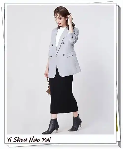 低调而知性春季灰色西装穿搭18种案例分享
