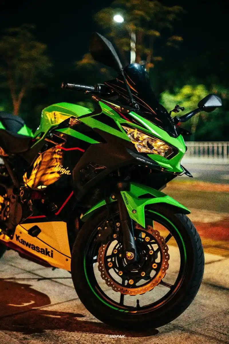 机车#川崎ninja400 #壁纸  - 抖音