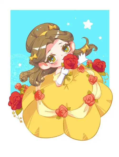 童话公主系列儿插