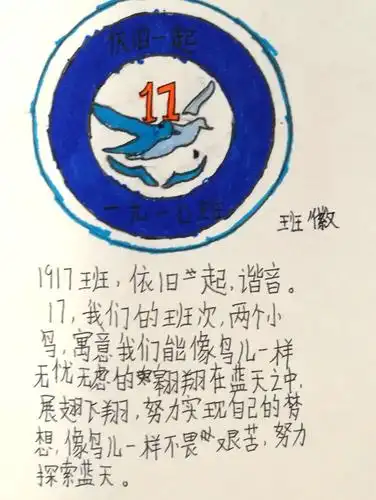 湘西州溶江中学1917班班旗班徽设计竞赛获奖作品(20200505) - 美篇