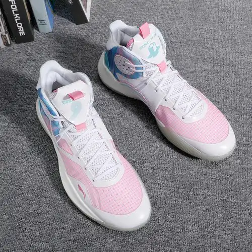 李宁篮球球鞋音速9td男子春季中帮透气缓震篮球鞋