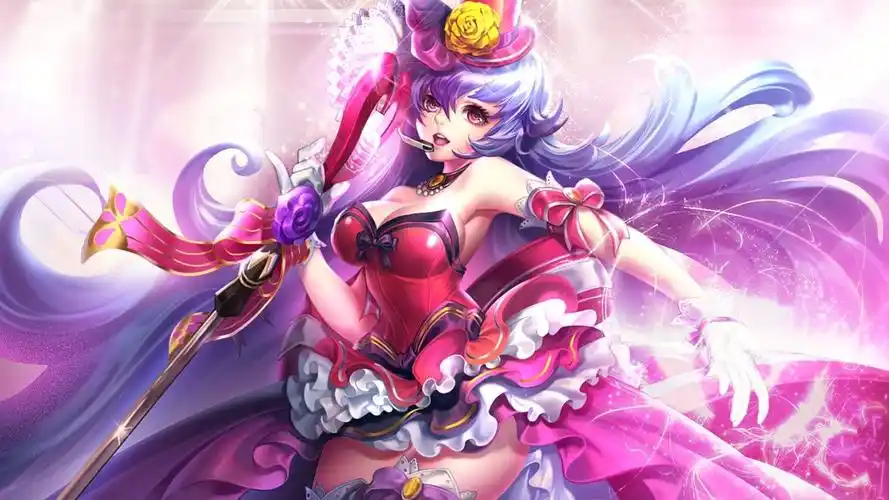 歌手的图片不知道够不够高清王者荣耀中王昭君的偶像歌手要多少幸运值